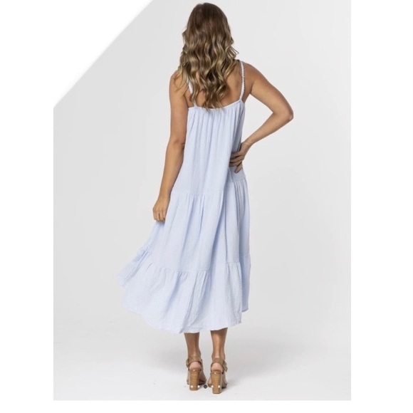 BNWT Gianna Maxi Dress Light Blue Size Small - Picture 3 of 5